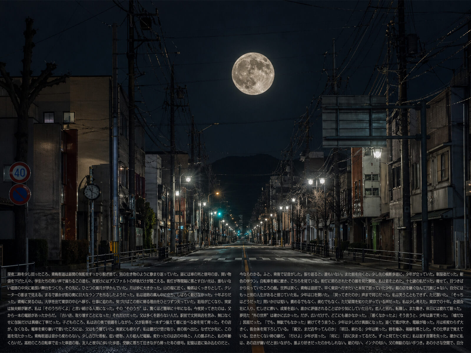 満月/ニュース/街